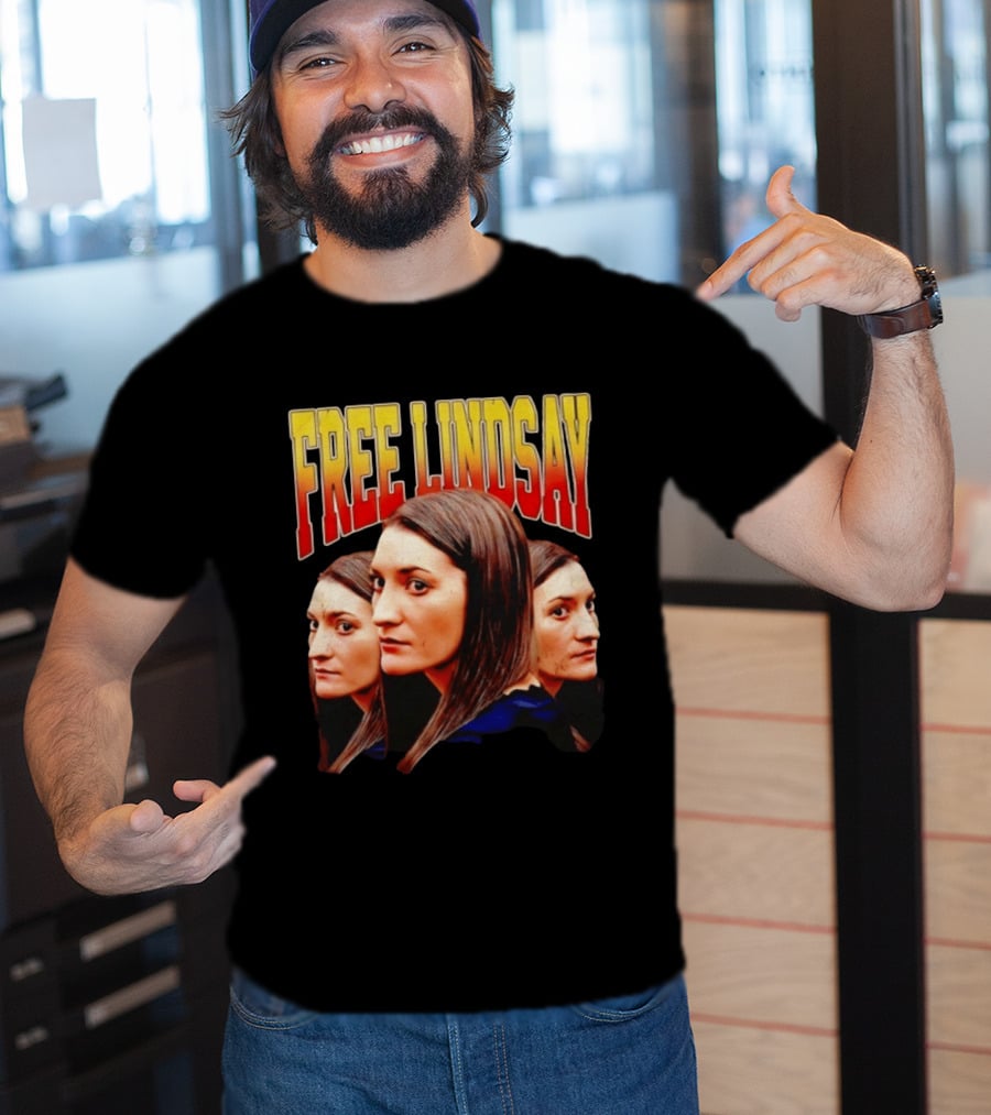 FREE LINDSAY Clancy Multiple Faces T-Shirt