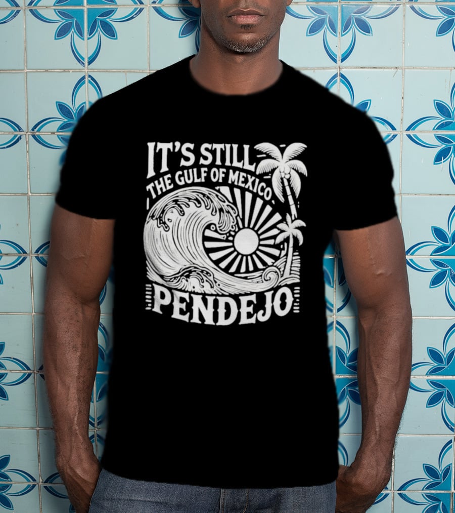 It's Still The Gulf Of Mexico Pendejo Wave Palm Sun T-Shirt