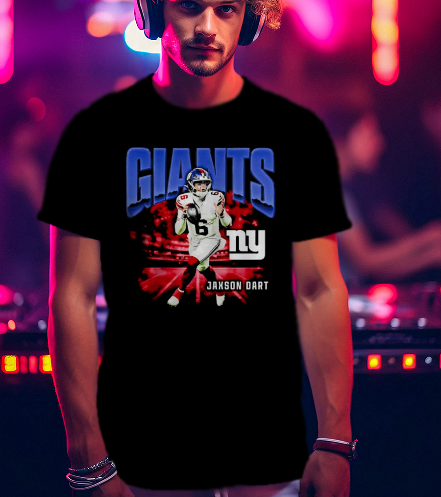 Jaxson Dart New York Giants Football Giants Ny T-Shirt
