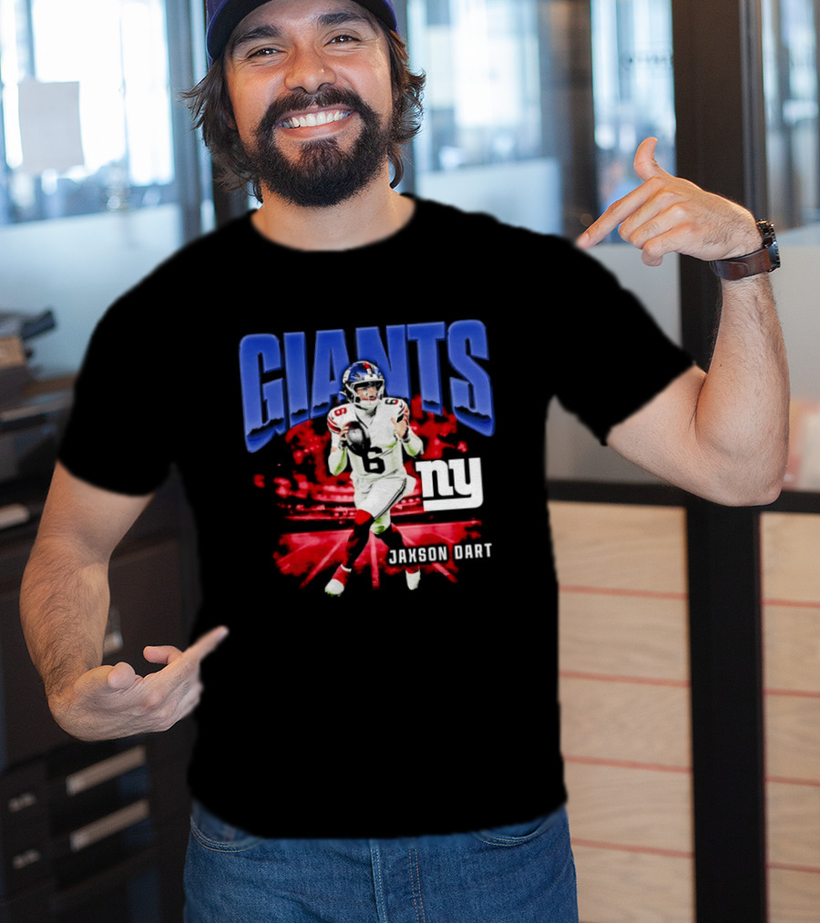 Jaxson Dart New York Giants Football Giants Ny T-Shirt