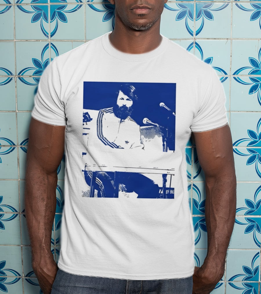 Brian Wilson Piano Microphone Live Performance T-Shirt