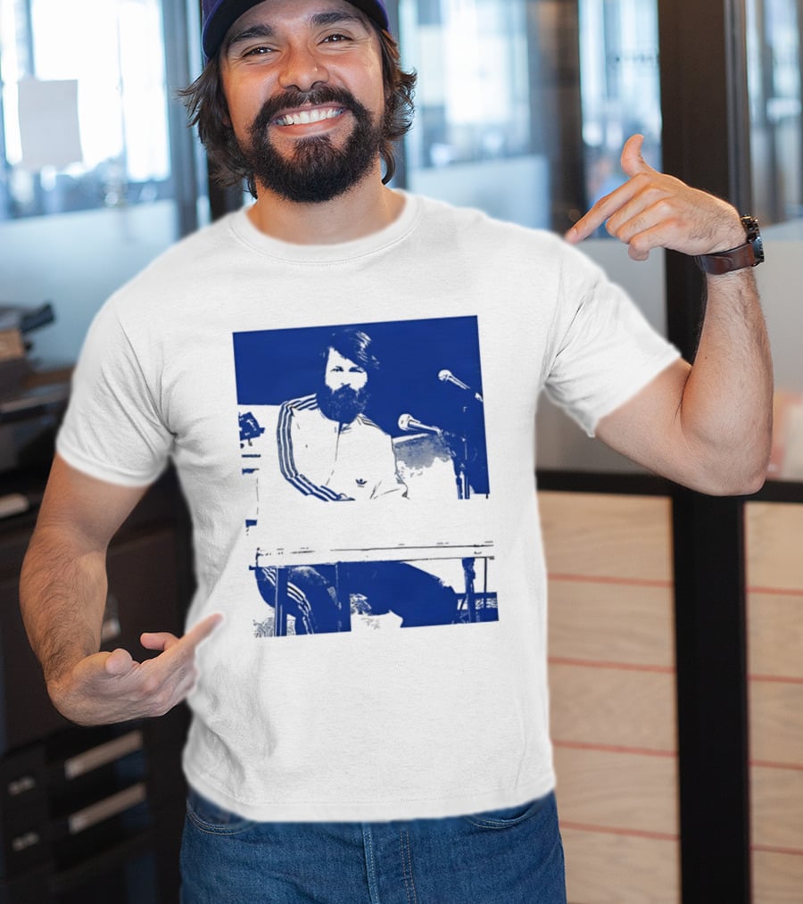 Brian Wilson Piano Microphone Live Performance T-Shirt
