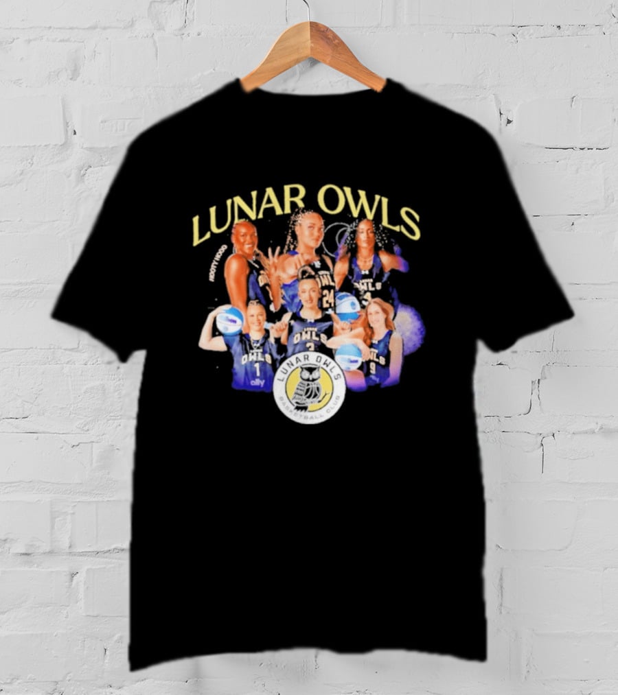 Lunar Owls Basketball Club Ally Team Players T-Shirt
