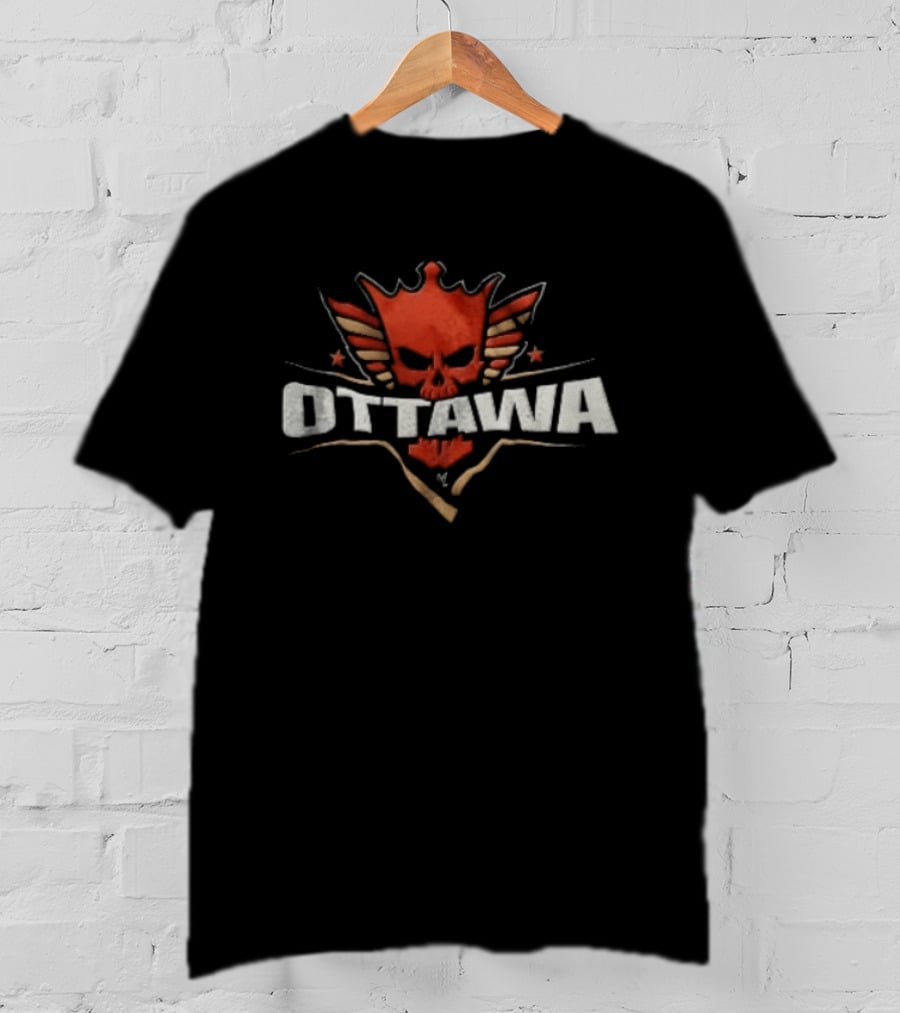 Ottawa Cody Rhodes American Nightmare Winged Crown Skull T-Shirt