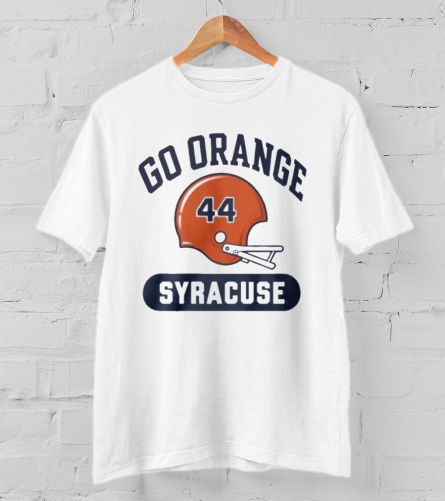 Go Orange 44 Syracuse Helmets Football T-Shirt