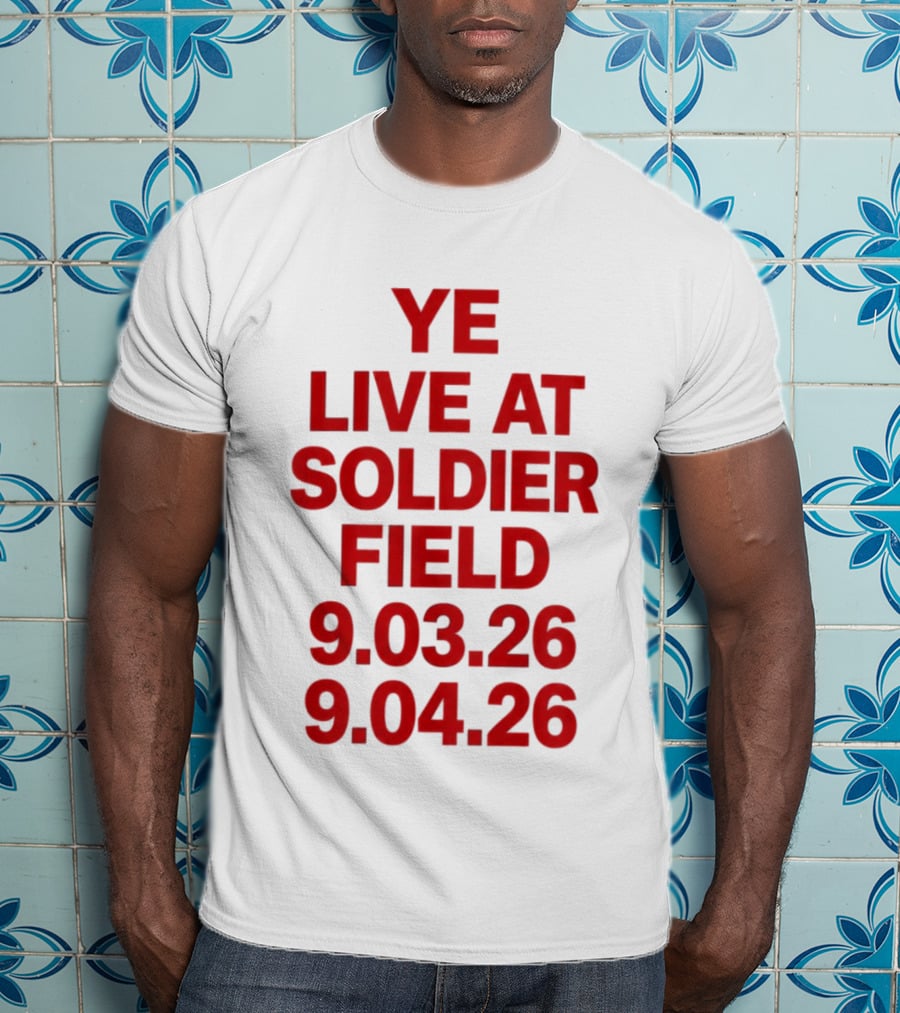 Ye Live At Soldier Field 9.03.26 9.04.26 T-Shirt