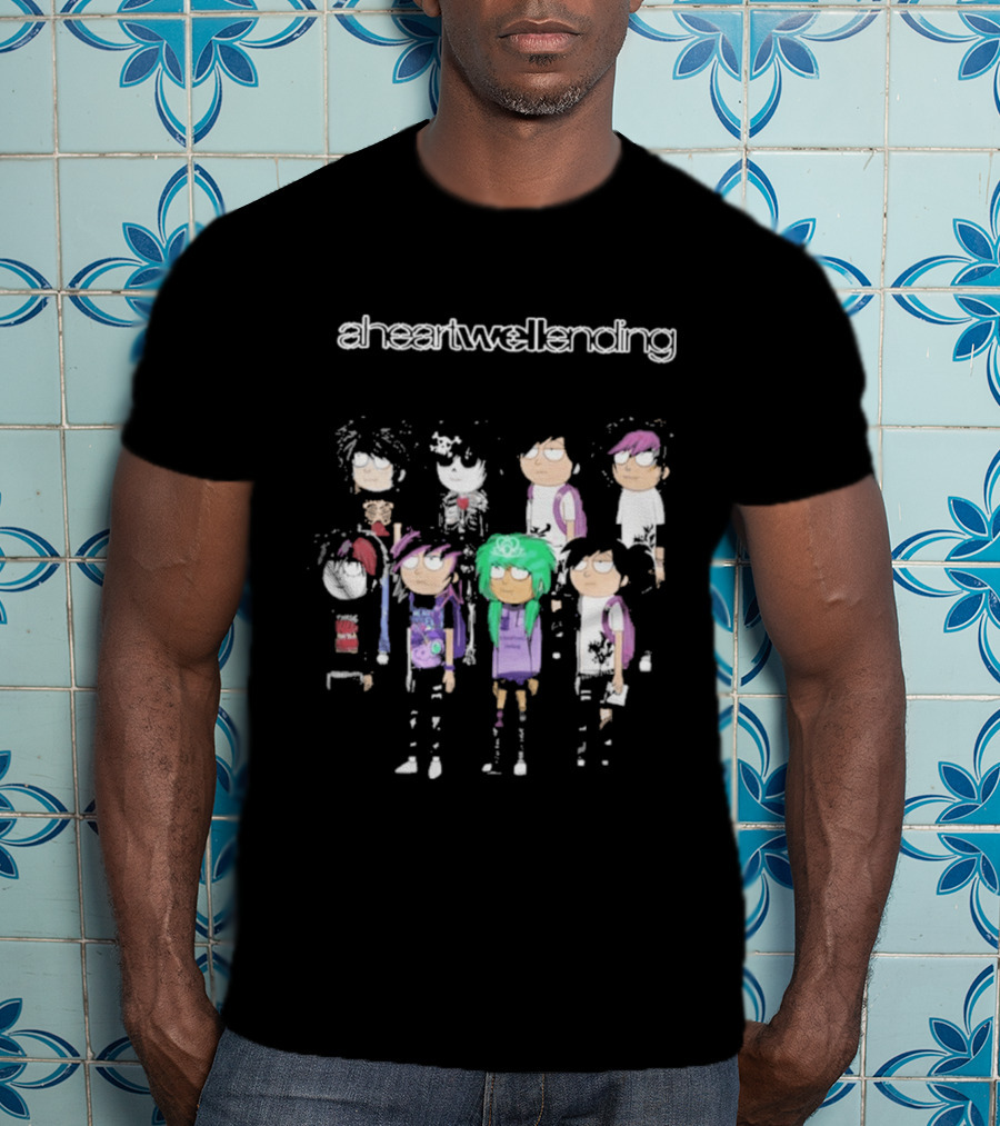 Aheartwellending Heartwell Homies Cartoon Characters T-Shirt