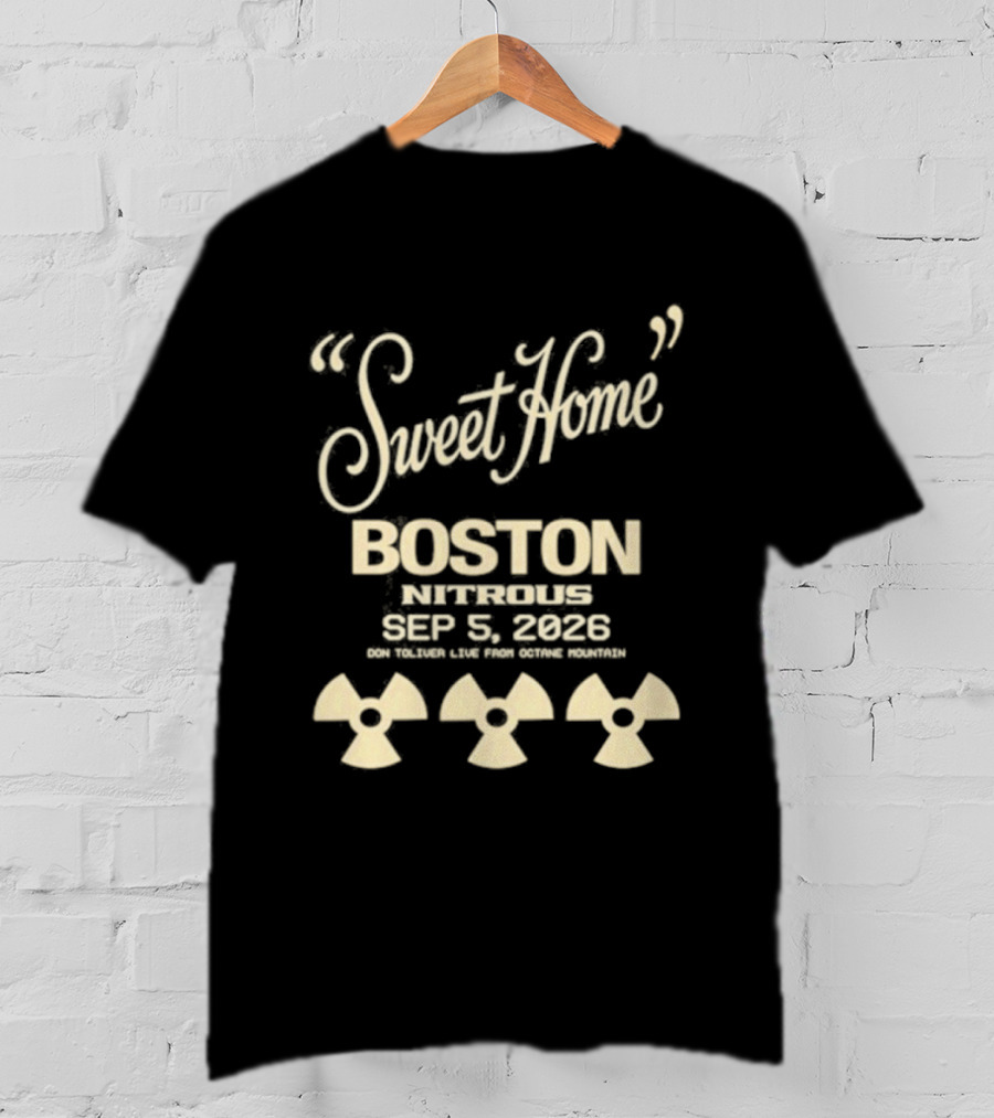 Sweet Home Boston September 5 2026 TD Garden Massachusetts Concert T-Shirt