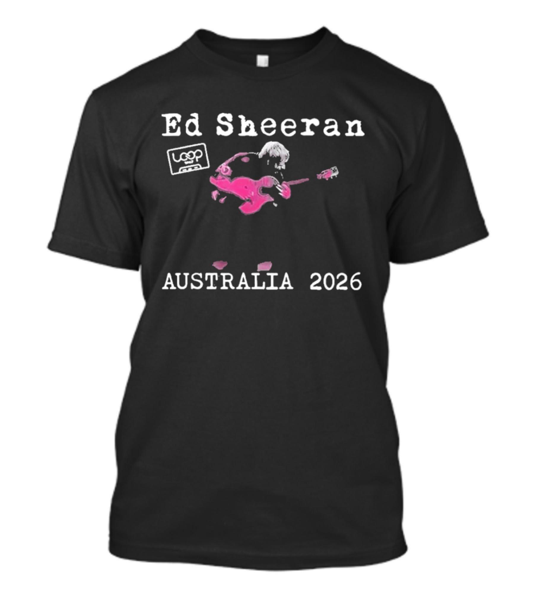 Ed Sheeran Loop Australia 2026 Tour T-Shirt