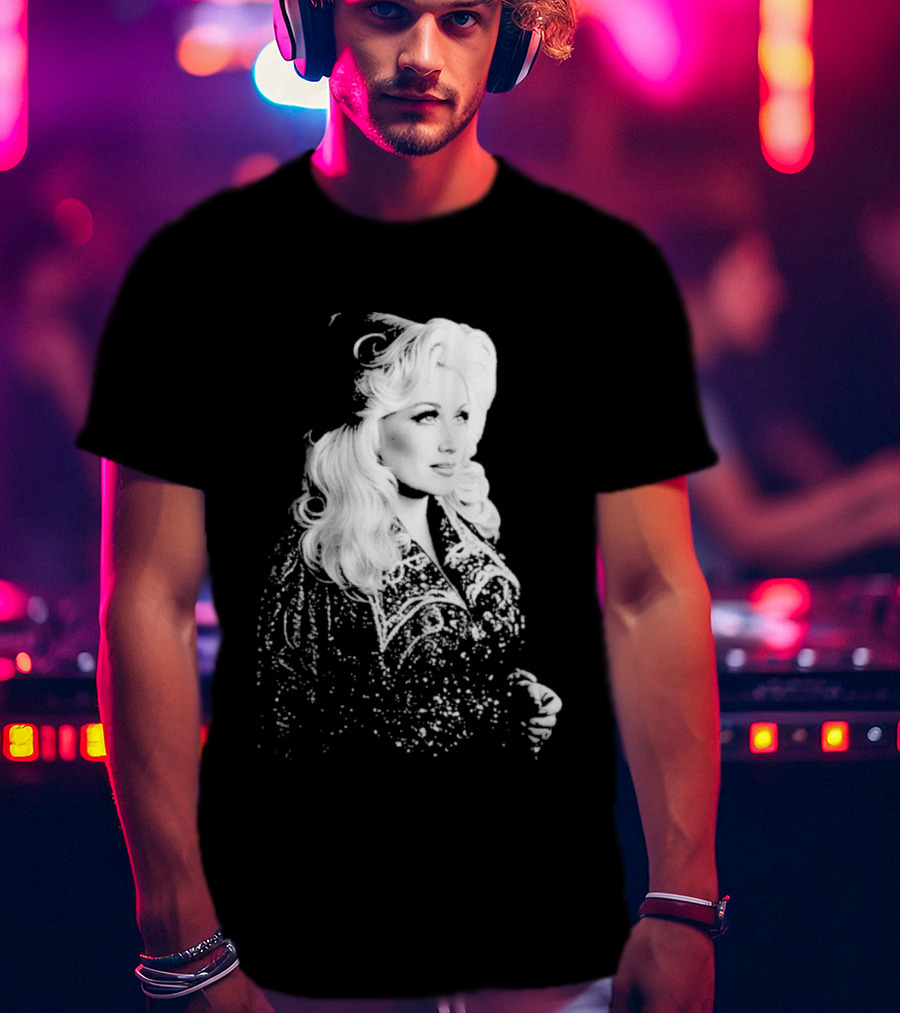 Glamorous Dolly Parton Vintage Style Image T-Shirt