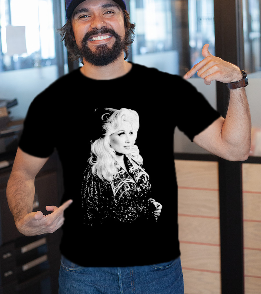 Glamorous Dolly Parton Vintage Style Image T-Shirt
