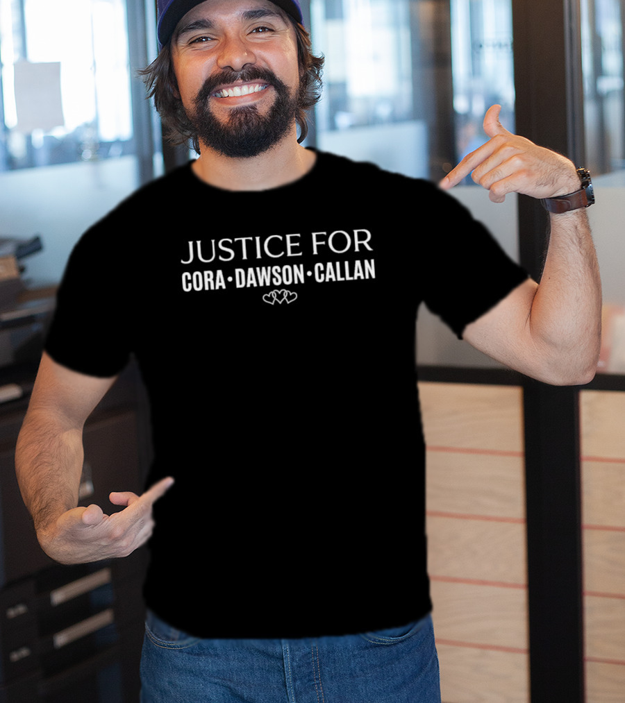 Justice For Cora Dawson Callan Remember Clancy Children Hearts T-Shirt