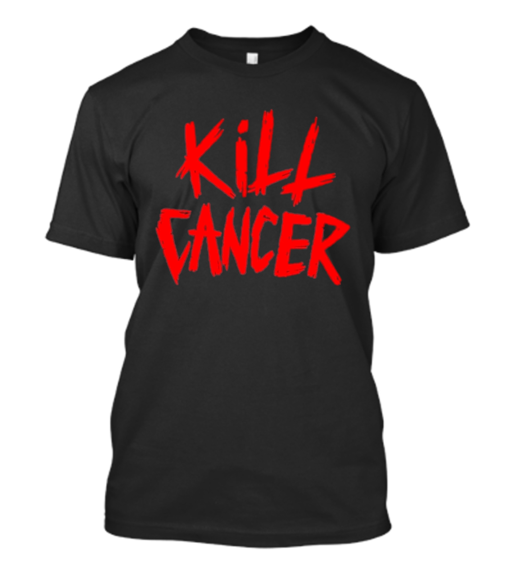 Kill Cancer Bold Red Text Awareness T-Shirt