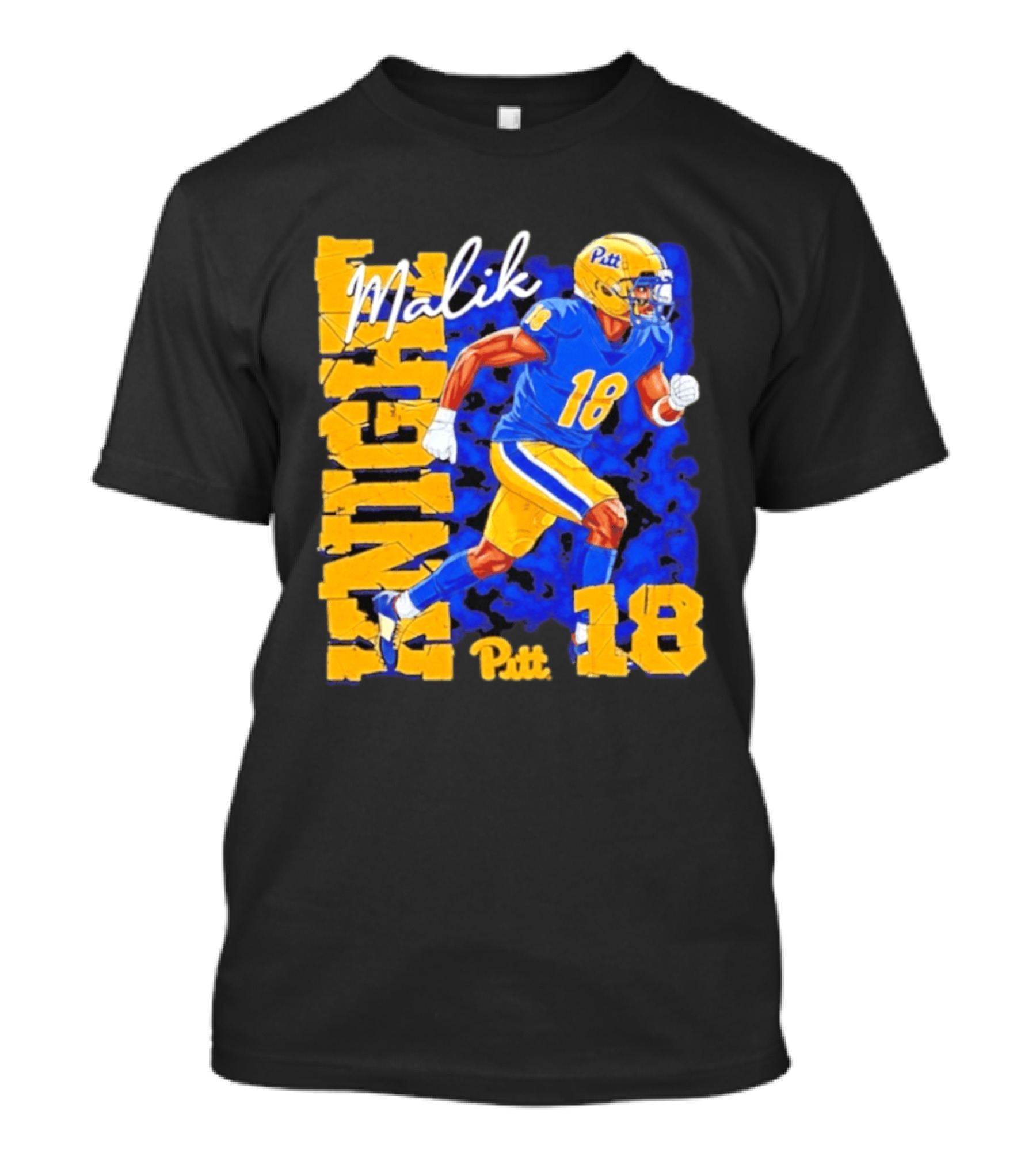 Malik Knight 18 Pitt Panthers Football Player T-Shirt