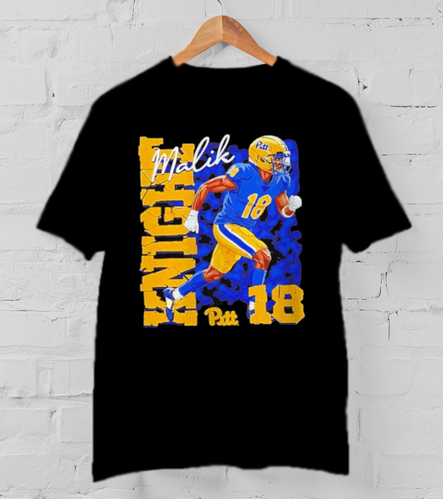 Malik Knight 18 Pitt Panthers Football Player T-Shirt