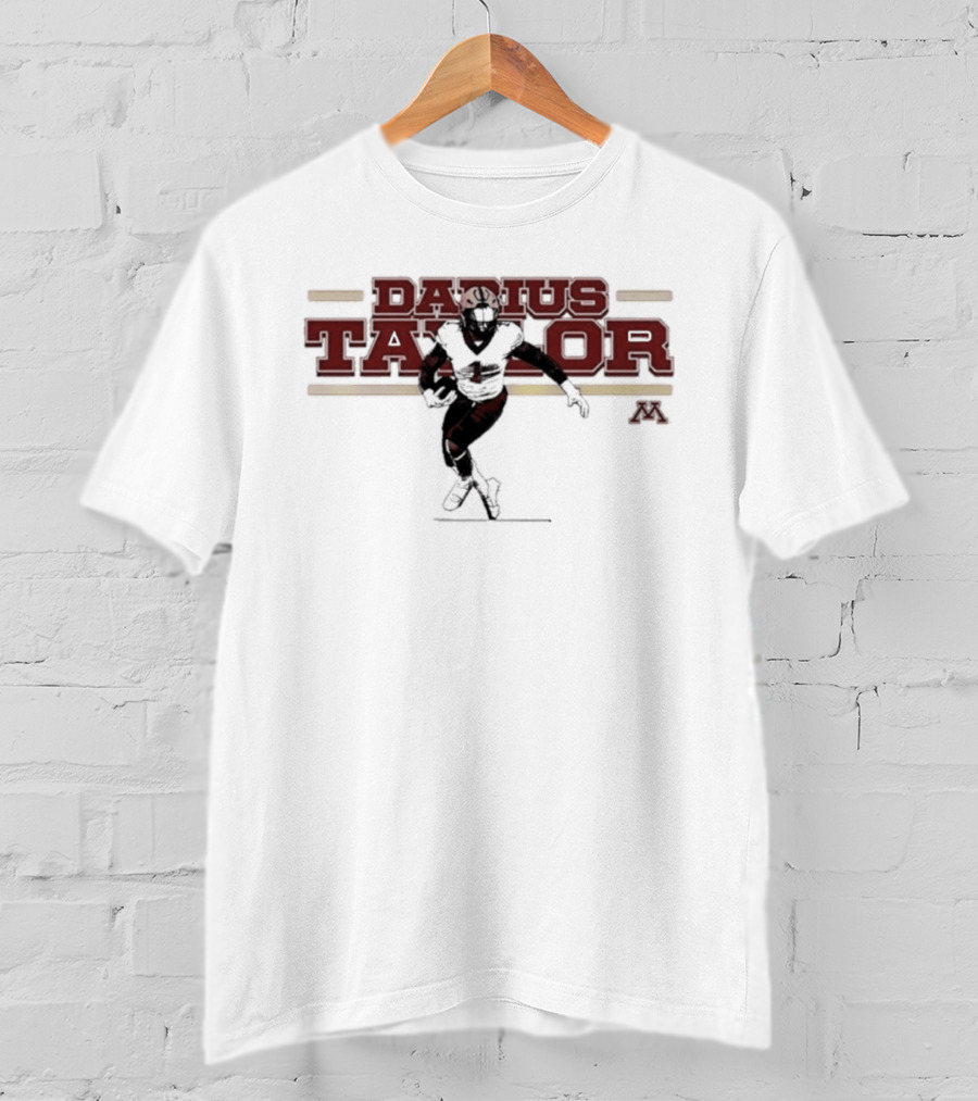 Darius Taylor Minnesota Golden Gophers Football Player Pose T-Shirt