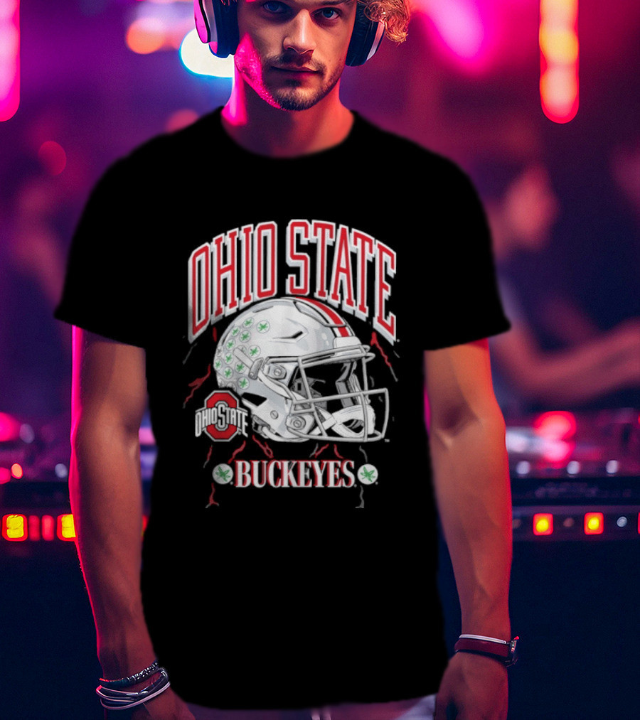 Ohio State Buckeyes 2026 College Gameday Football Helmet Buckeyes T-Shirt