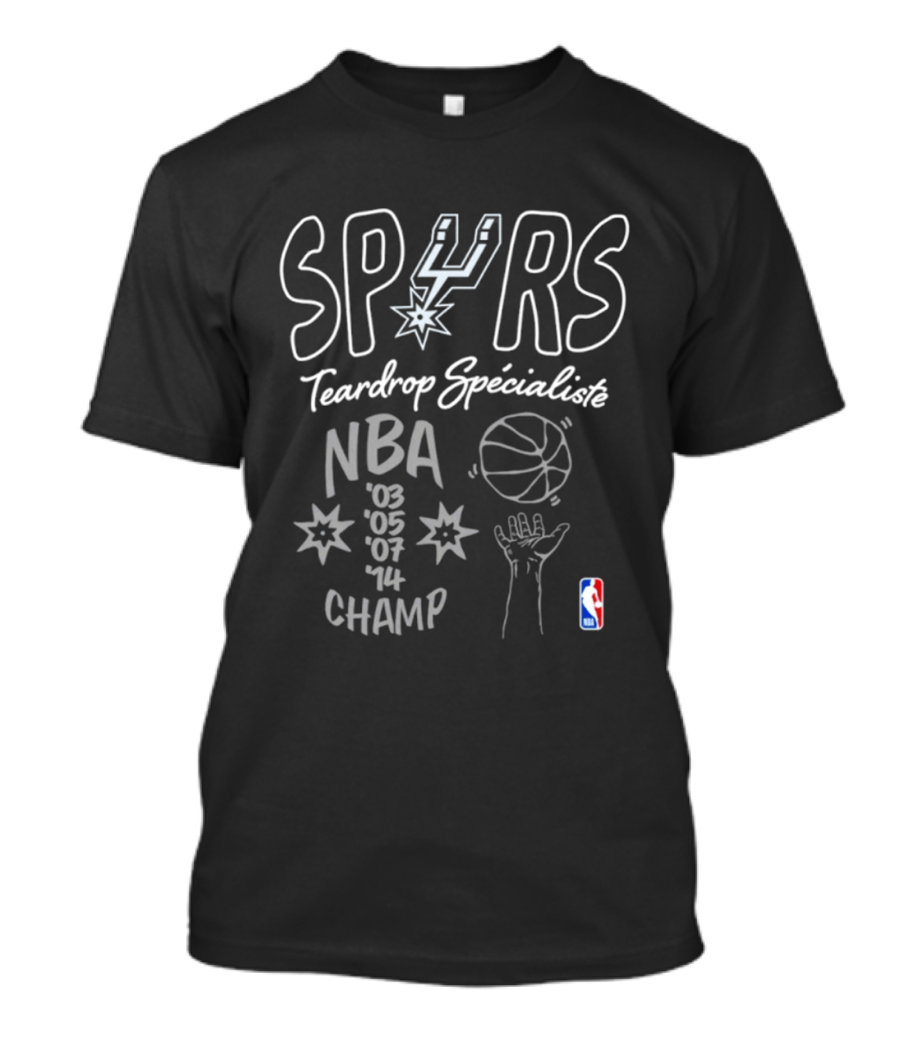 San Antonio Spurs Teardrop Specialist NBA 0...T-Shirt 