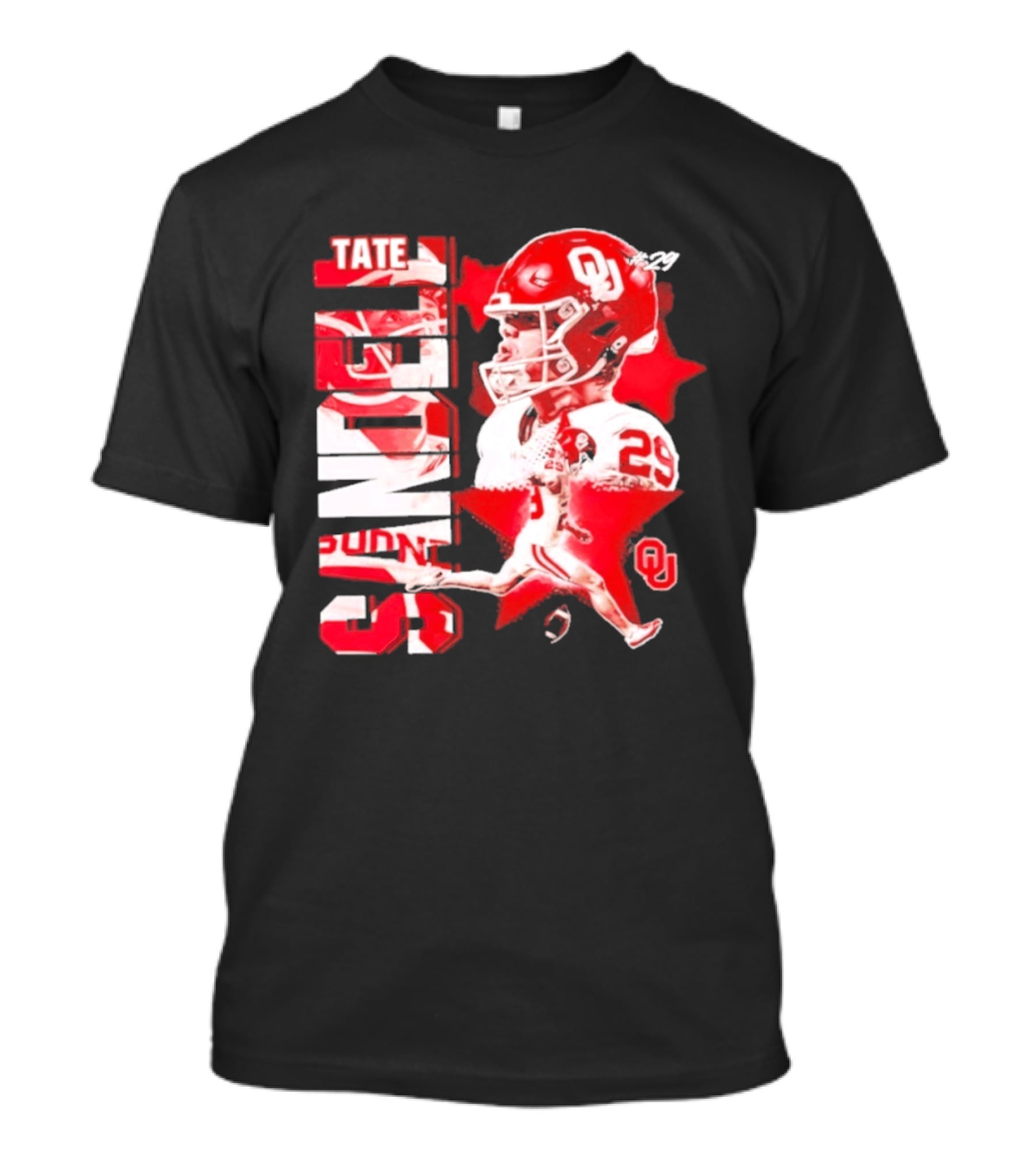 Tate Sandell 29 Oklahoma Sooners Football OU T-Shirt Tate Sandell 29 Oklahoma Sooners Football OU T-Shirt