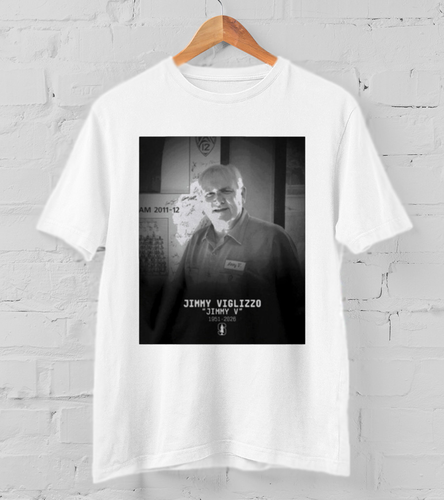 Jimmy Viglizzo "Jimmy V" 1951 2026 Commemoration Stanford Connection T-Shirt