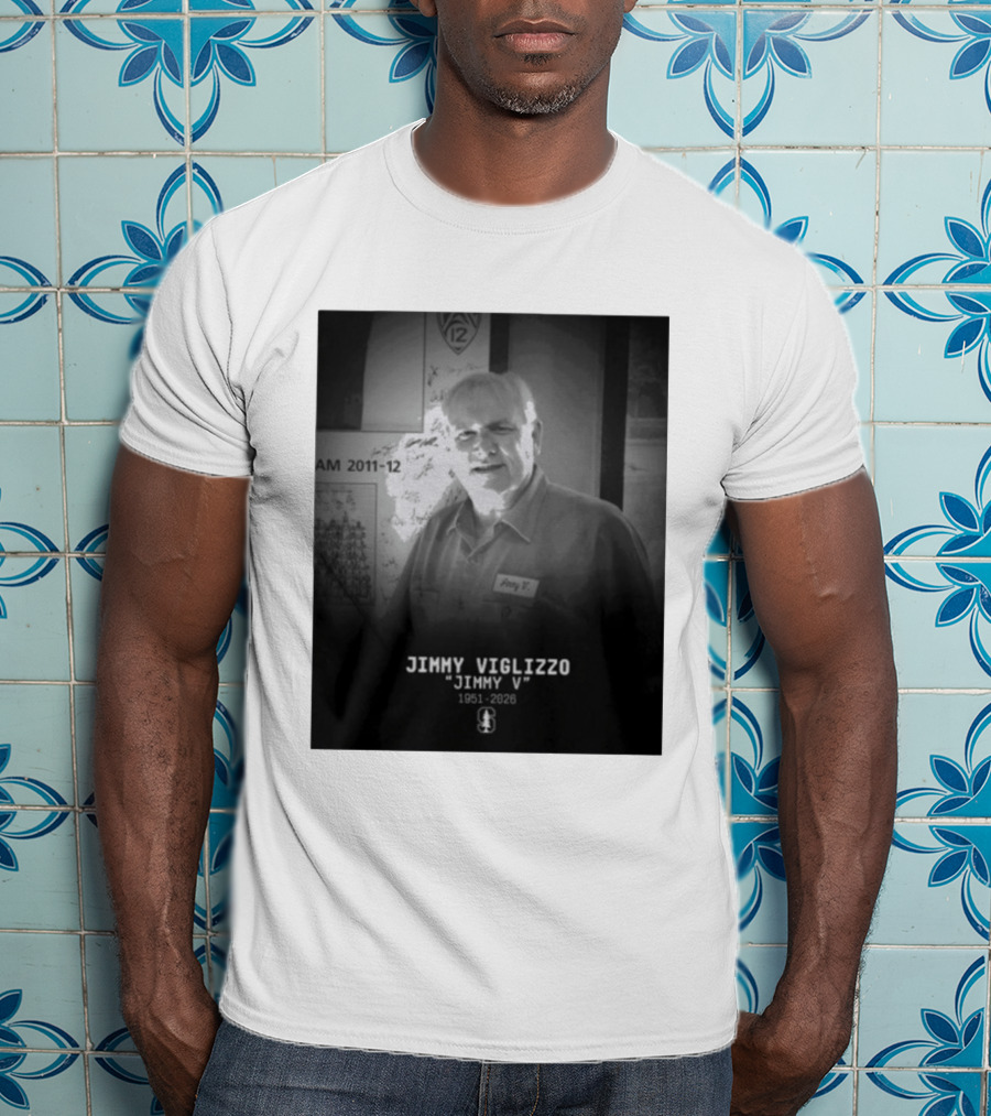 Jimmy Viglizzo "Jimmy V" 1951 2026 Commemoration Stanford Connection T-Shirt