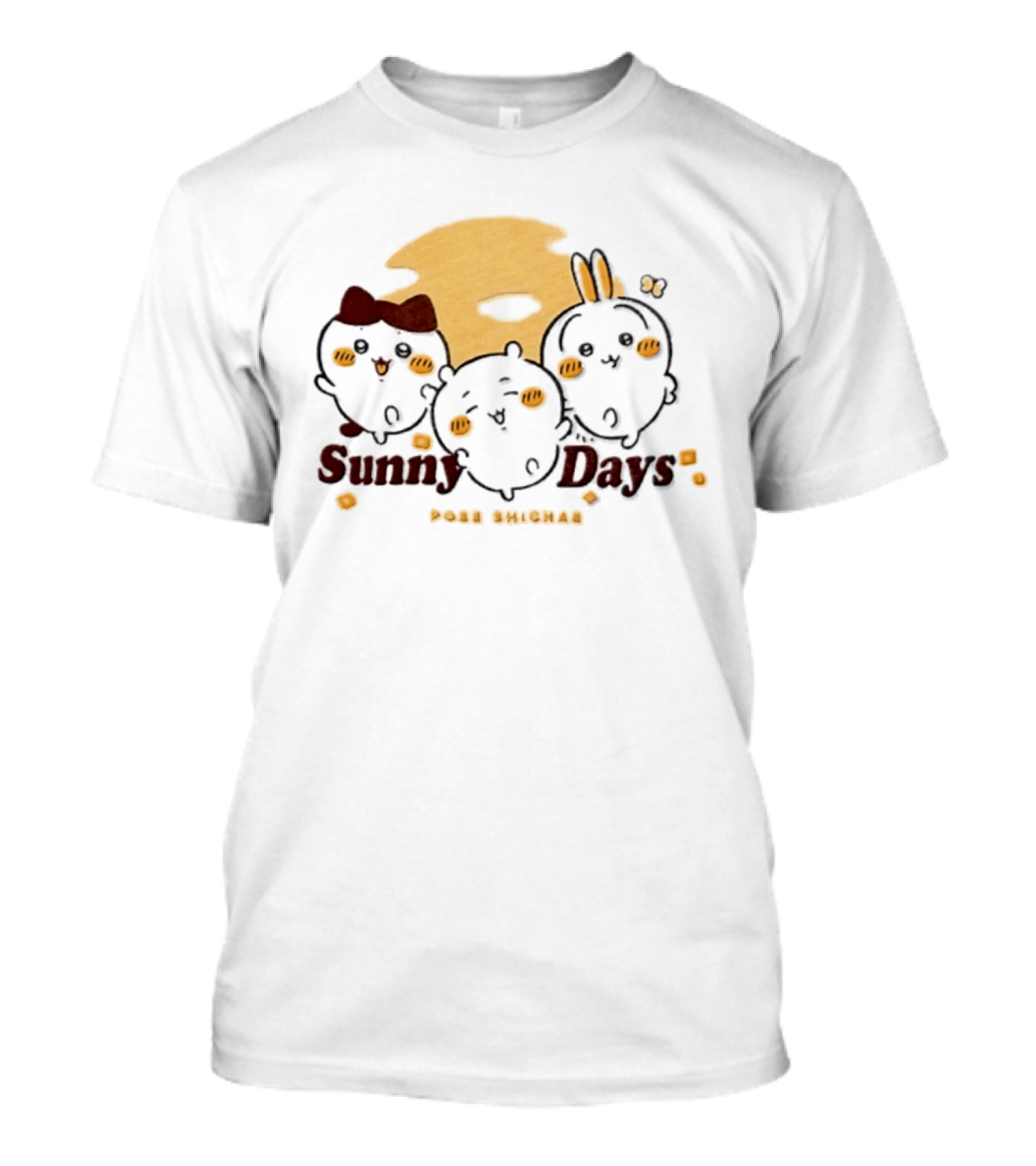 Sunny Days Pose Shichae Cartoon Characters Trio T-Shirt