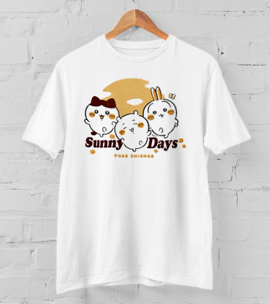 Sunny Days Pose Shichae Cartoon Characters Trio T-Shirt