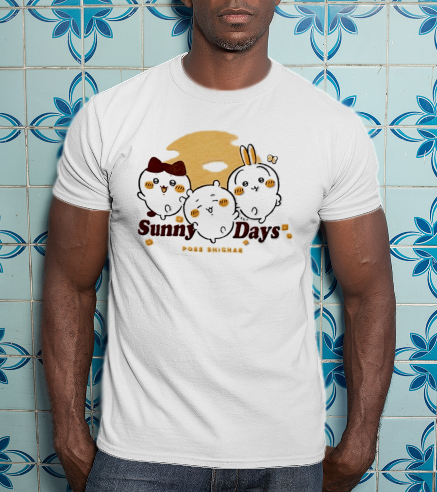 Sunny Days Pose Shichae Cartoon Characters Trio T-Shirt