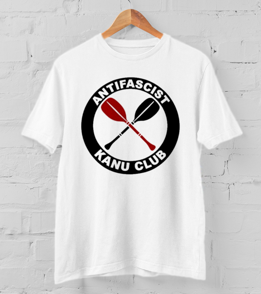 Antifascist Kanu Club Paddles T-Shirt