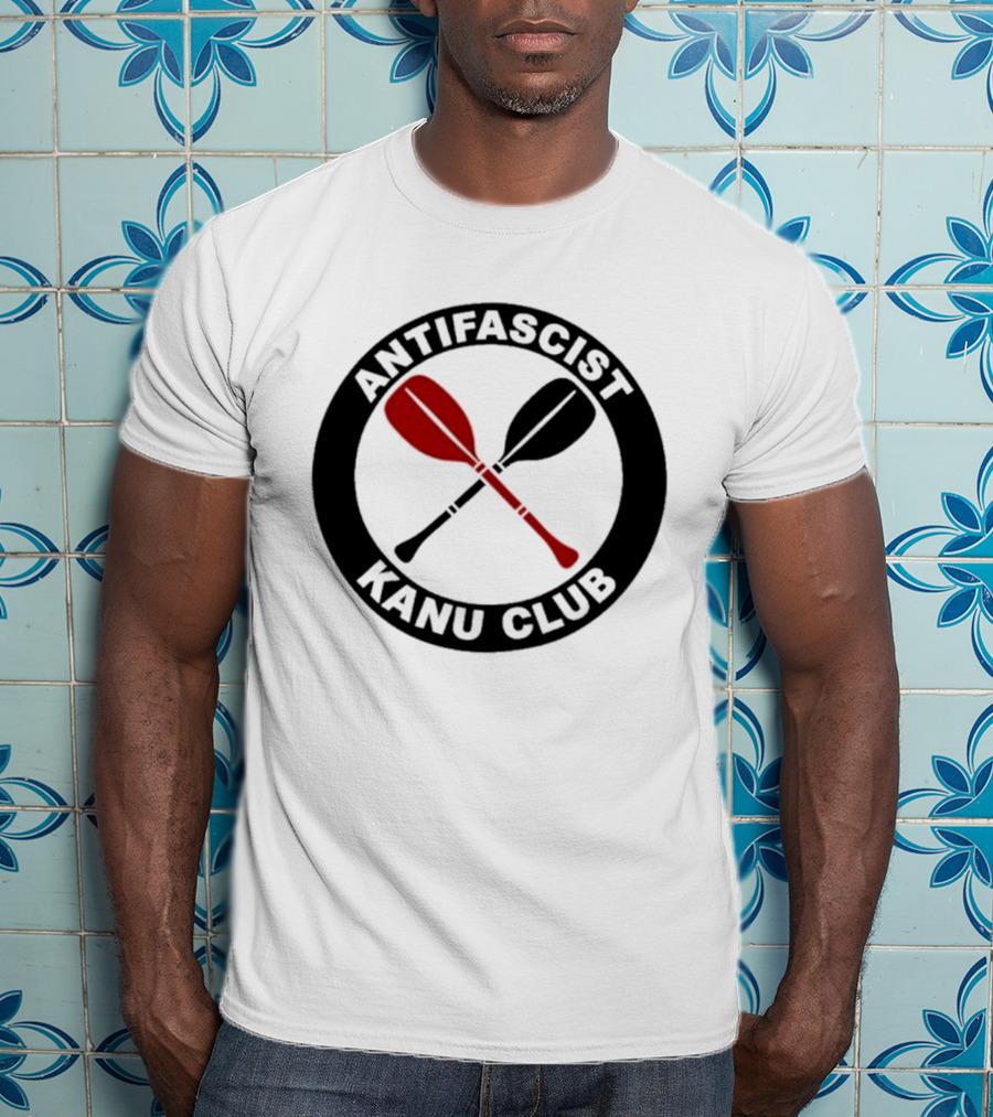 Antifascist Kanu Club Paddles T-Shirt