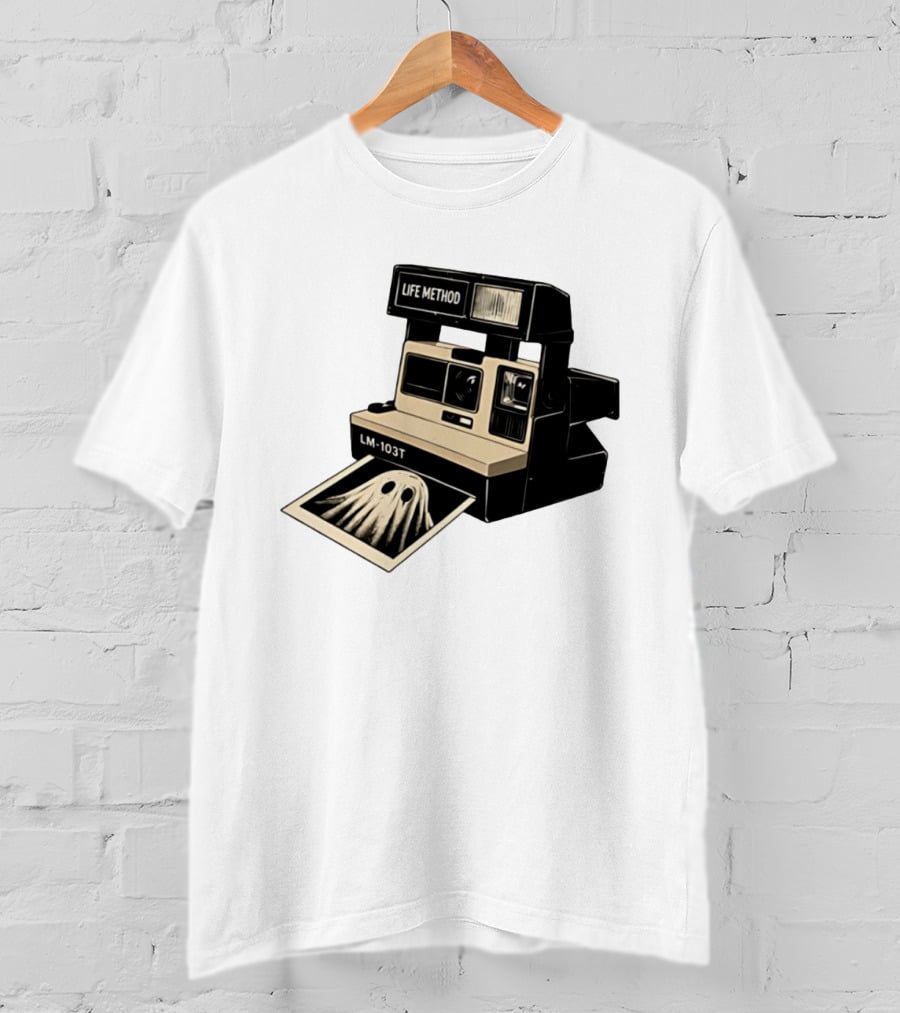 Life Method LM103T Ghost Polaroid Camera Instant Photography Film T-Shirt
