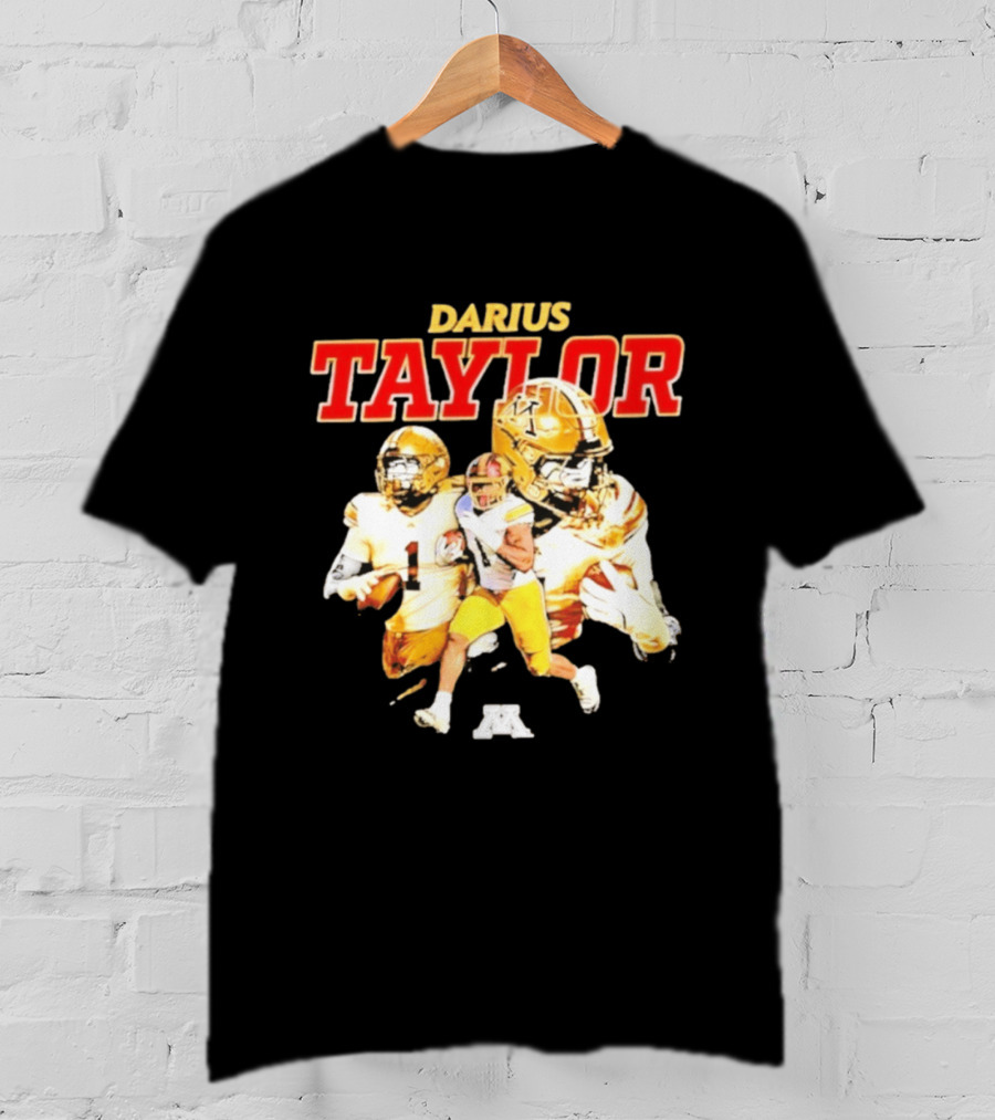 Darius Taylor Minnesota Golden Gophers Football Collage T-Shirt