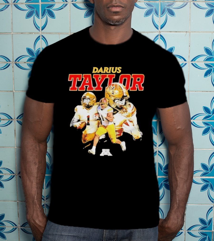 Darius Taylor Minnesota Golden Gophers Football Collage T-Shirt