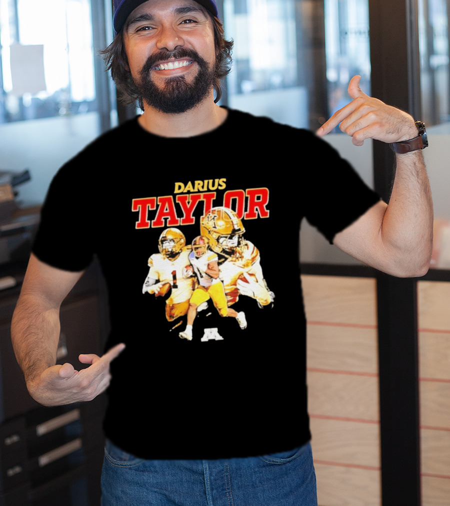 Darius Taylor Minnesota Golden Gophers Football Collage T-Shirt