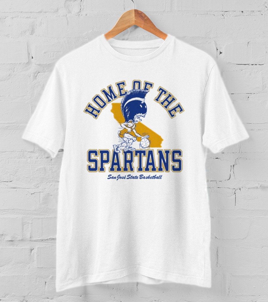 San Jose State Basketball Home Of The Spartans California T-Shirt