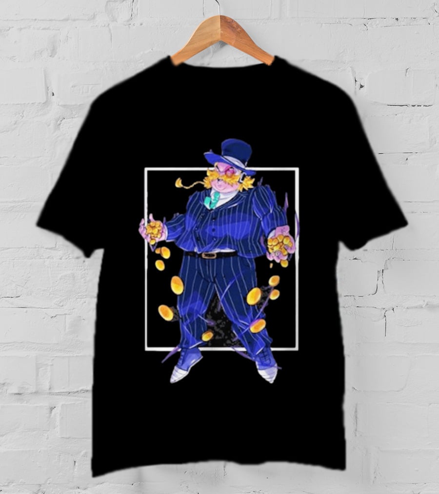 Dropout Mr Moneybags Top Hat Suit Coins September 2026 T-Shirt