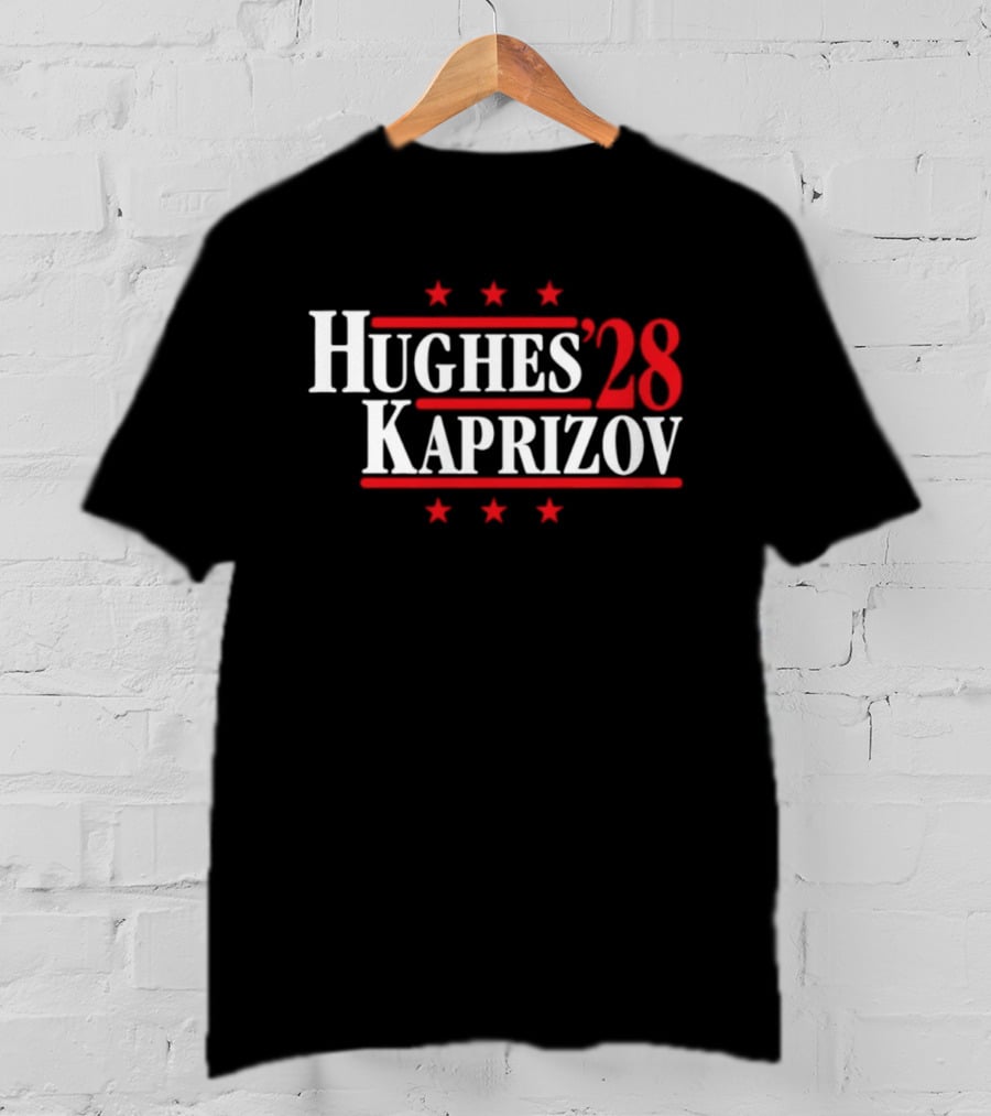 Hughes Kaprizov 28 Minnesota Wild NHL Hockey T-Shirt