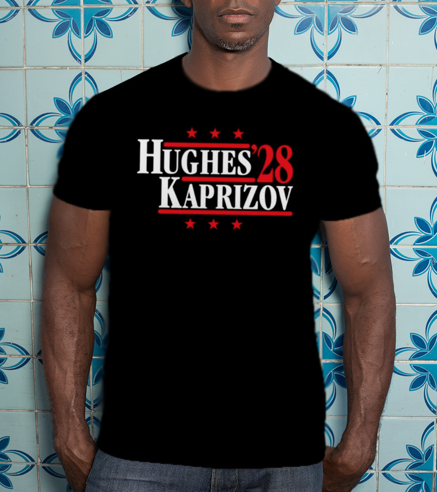 Hughes Kaprizov 28 Minnesota Wild NHL Hockey T-Shirt