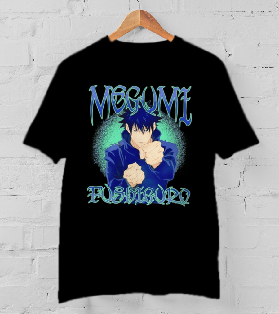 Megumi Fushiguro Action JJK Anime T-Shirt