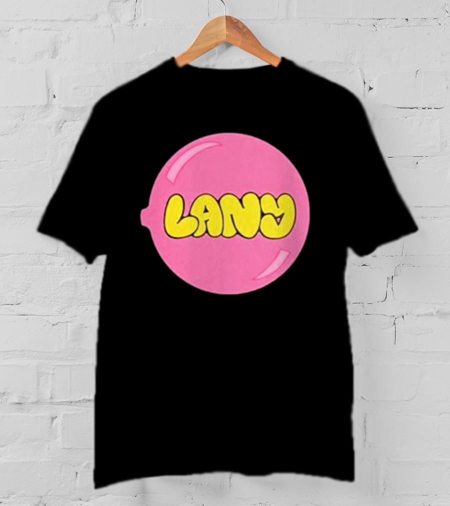 LANY Stuck On You Pink Yellow Bubble T-Shirt