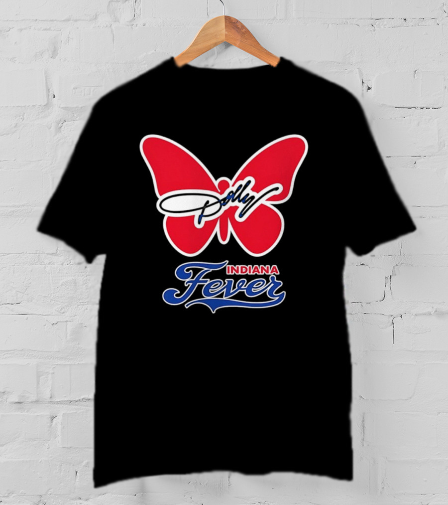 Indiana Fever Women's Basketball Dolly Parton Butterfly Collaboration T-Shirt