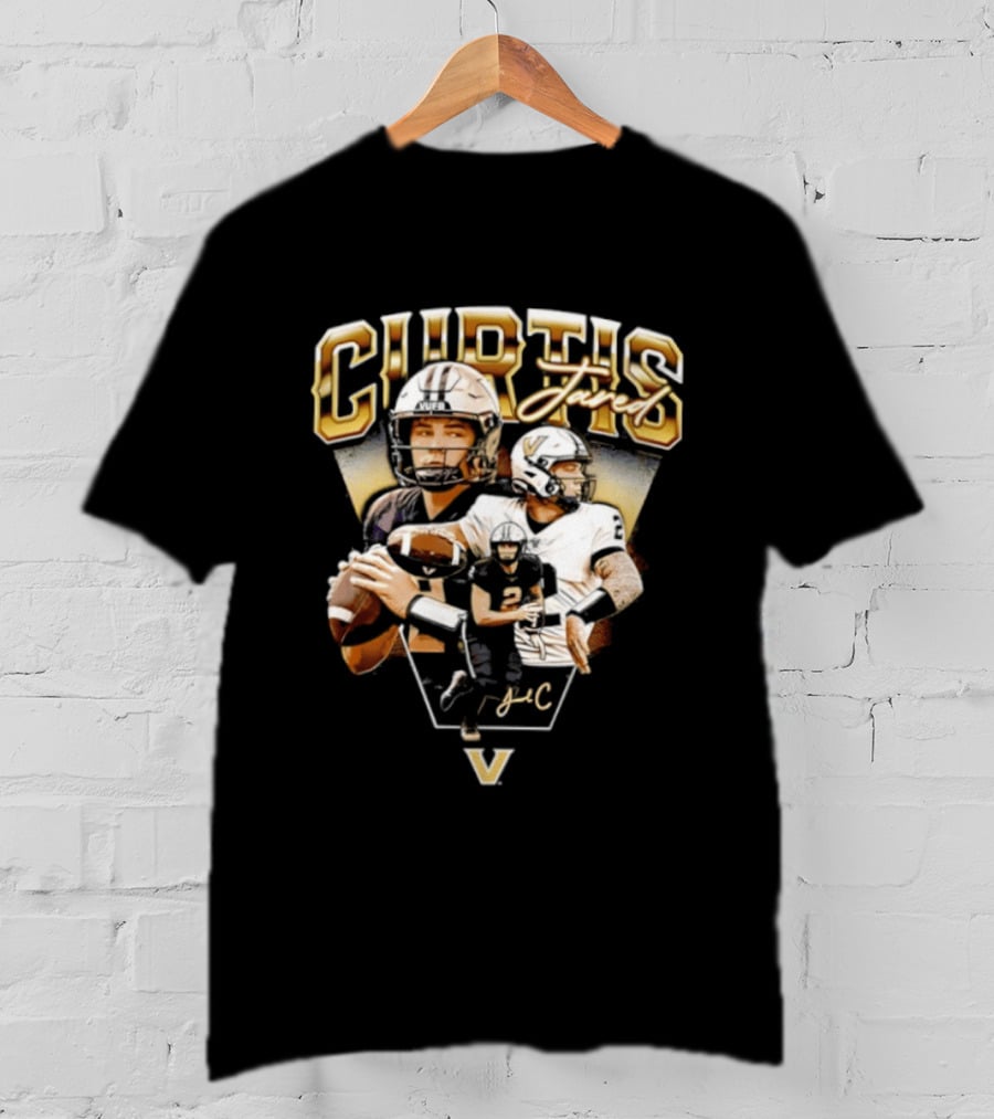 Curtis Jared Vanderbilt Commodores NCAA Football Star Quarterback T-Shirt