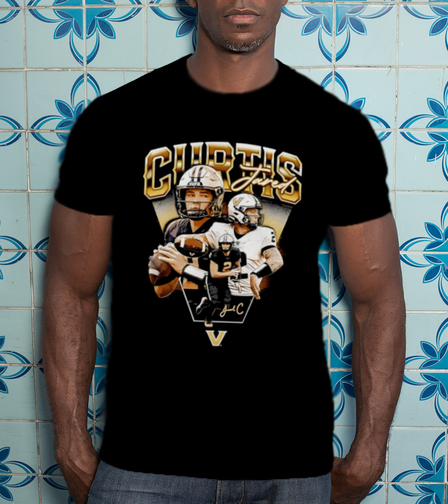 Curtis Jared Vanderbilt Commodores NCAA Football Star Quarterback T-Shirt