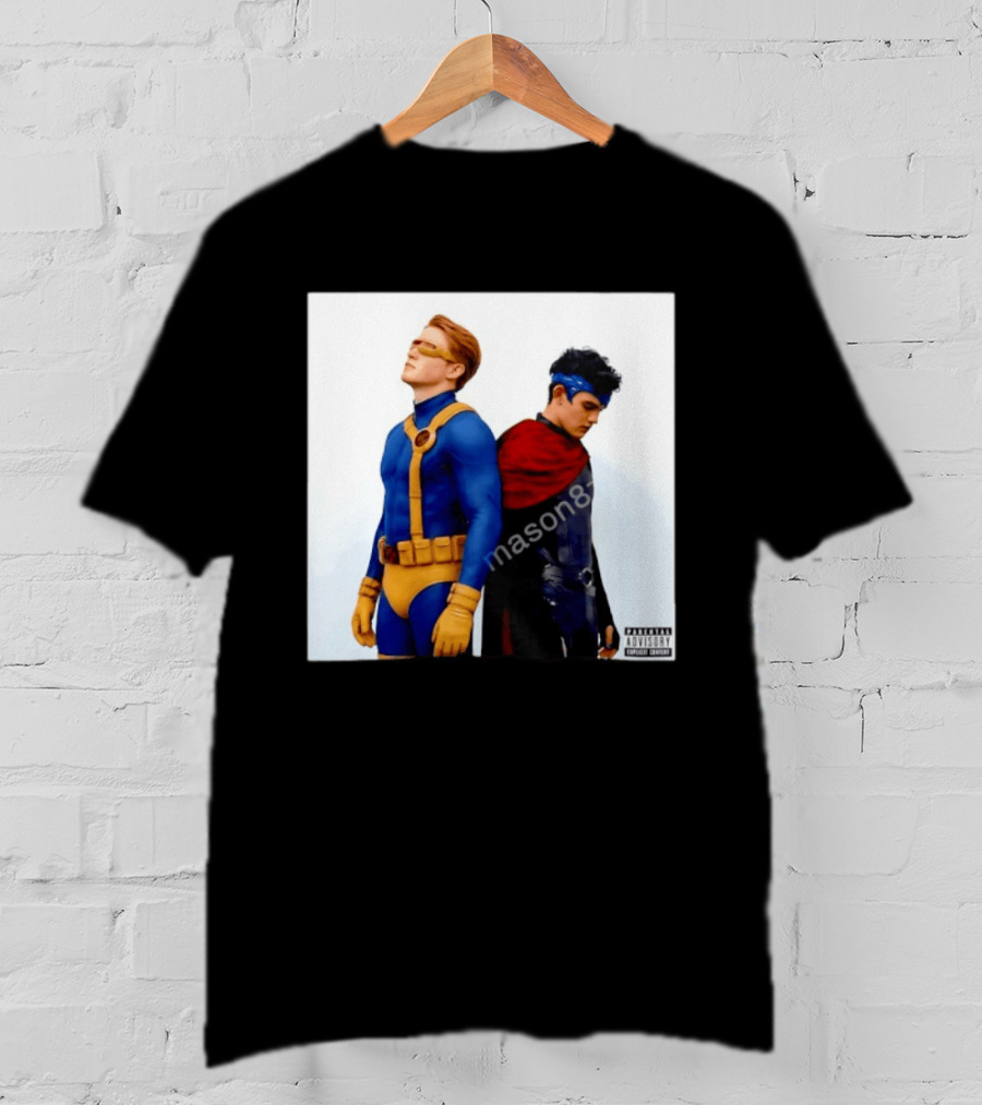 Cyclops And Wiccan Heartstopper X Men Comic Collaboration T-Shirt