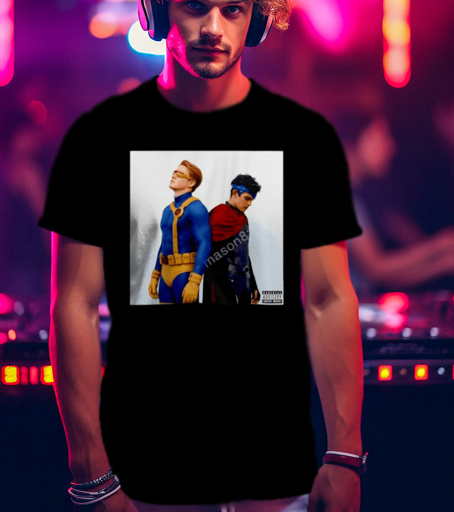 Cyclops And Wiccan Heartstopper X Men Comic Collaboration T-Shirt