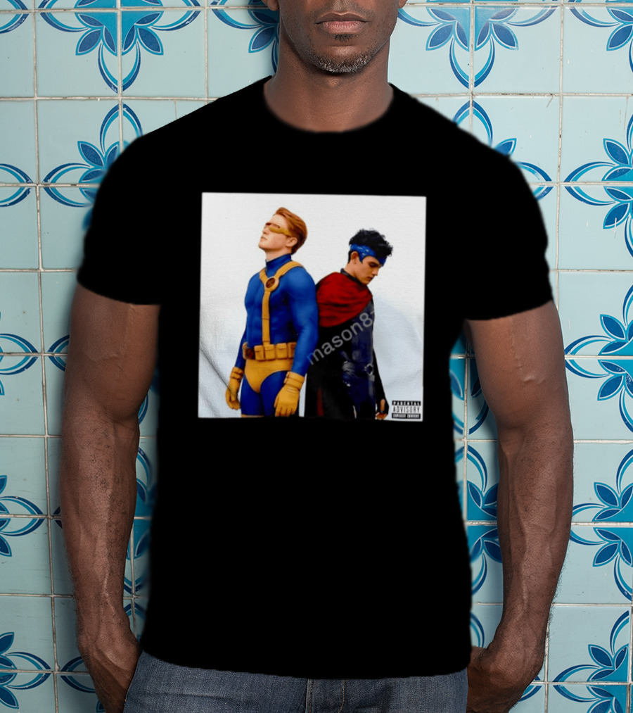 Cyclops And Wiccan Heartstopper X Men Comic Collaboration T-Shirt