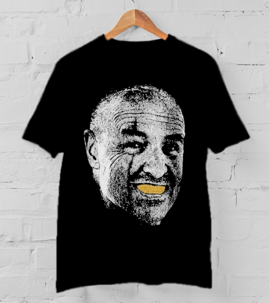 John Locke Lost TV Show Orange Peel Smile Face T-Shirt