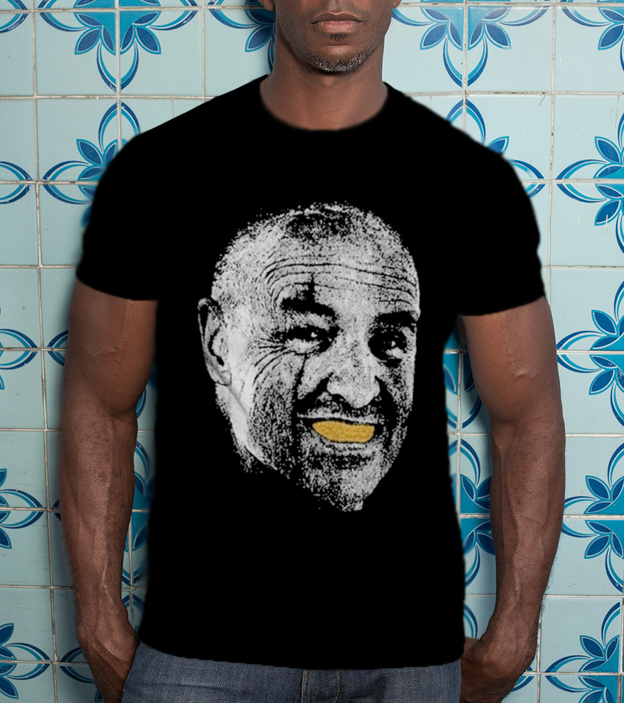John Locke Lost TV Show Orange Peel Smile Face T-Shirt