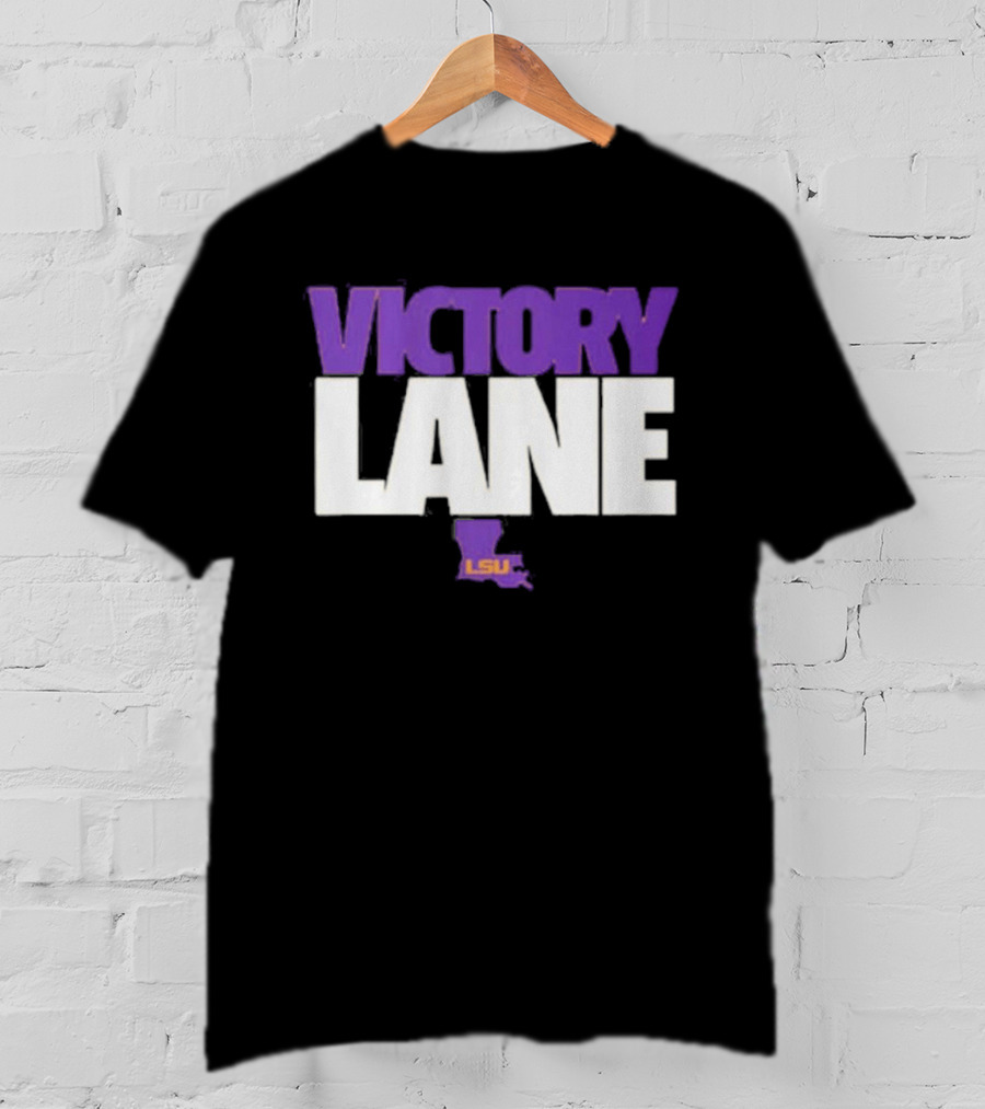 Lane Kiffin Victory Lane LSU NCAA Football Tigers T-Shirt