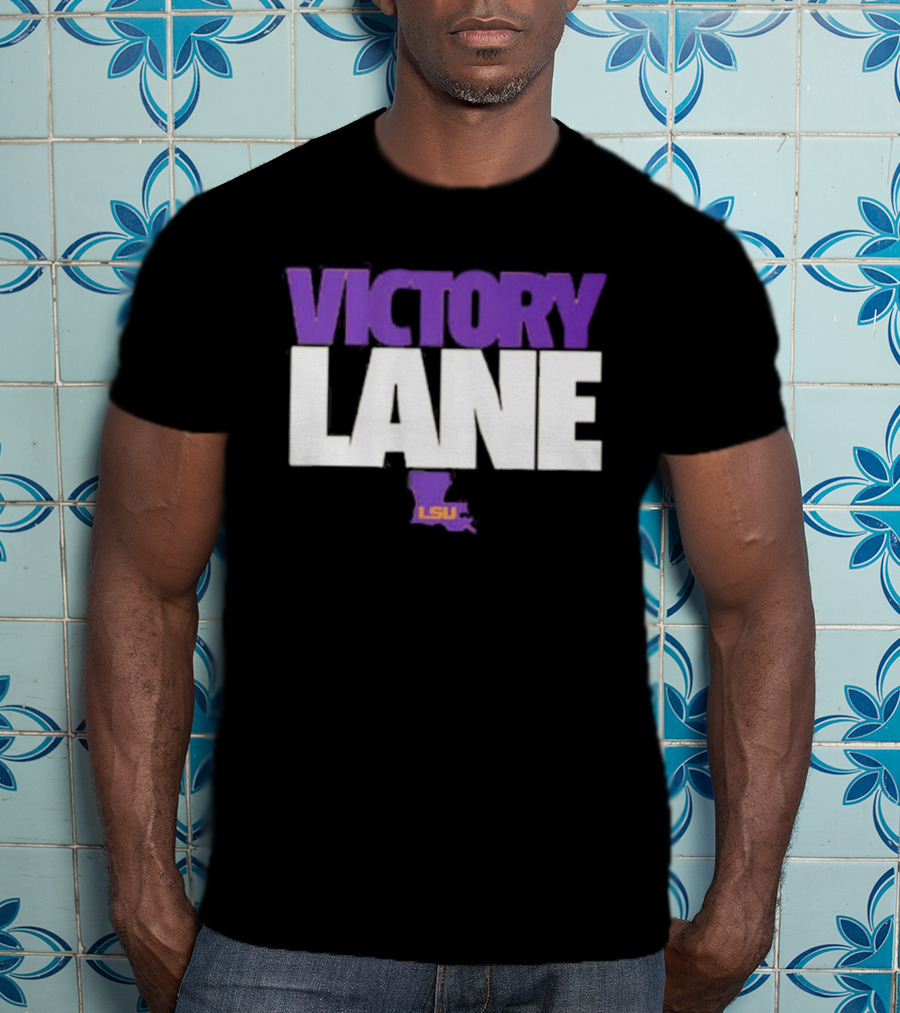Lane Kiffin Victory Lane LSU NCAA Football Tigers T-Shirt